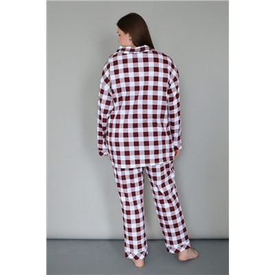 Пижама с брюками с рубашкой и штанами НАТАЛИ, 1209265