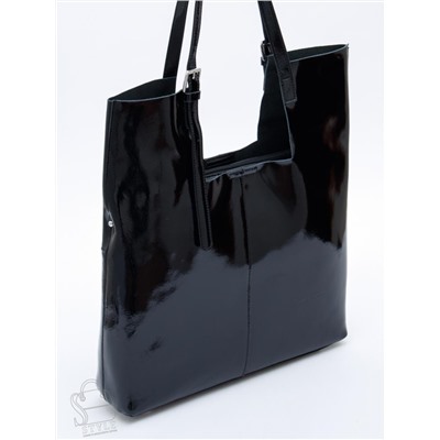 Сумка женская кожаная 5763P black Polina&Eiterou