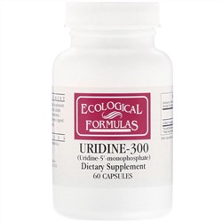 Ecological Formulas, Уридин-300, 60 капсул
