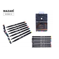 Набор линеров 12 цв. "MERO" 0.4 мм M-5393-12 Mazari