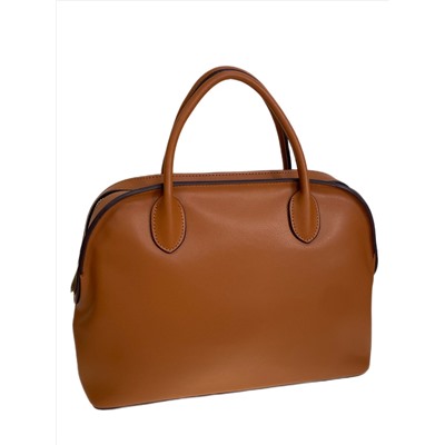 Женская сумка из натуральной кожи, цвет  рыжий