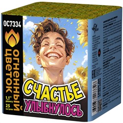 Фейерверк ОС7334 Счастье улыбнулось! (1,1" х 25)