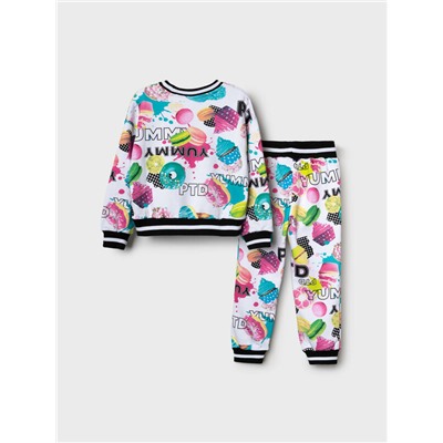 Комплект трикотажный для девочек: толстовка, брюки