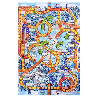 Большая настольная игра. Hot Wheels. Опасные повороты.