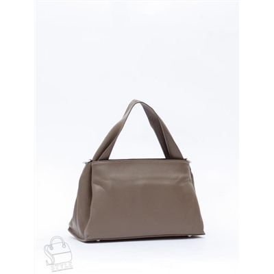 Сумка женская кожаная 0650CH gray Polina&Eiterou