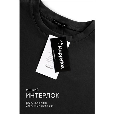 Футболка унисекс оверсайз Happyfox