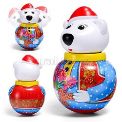 Неваляшка малая "Белый медведь Тема" в п/пакете