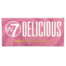 W7, Delicious, палитра теней для глаз, натуральный и ягодные оттенки, 11,2 г (0,39 унции)