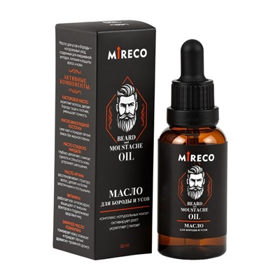 Масло для бороды и усов Mireco стекло, 30 мл