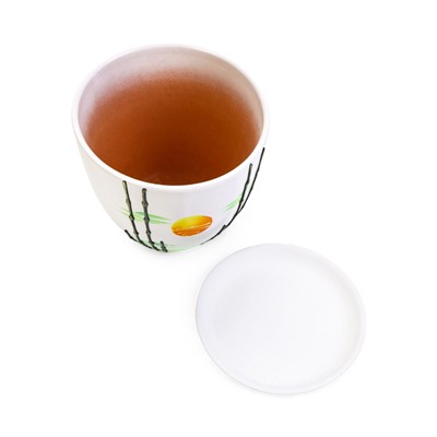 Горшок для цветов «Азия», керамика, с поддоном, набор 4 шт.: 400 мл, 1 л, 2.5 л, 5 л