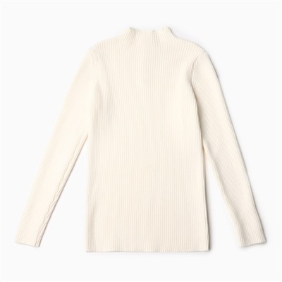 Свитер для девочек, цвет молочный, рост 134-140 см