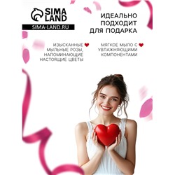 Мыльные розочки, розовые, набор 3 шт.