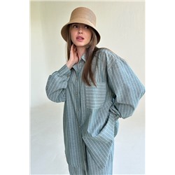 Костюм женский  SET065/12/Зеленый, белый