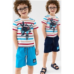 Шорты трикотажные для мальчиков, 2 шт в комплекте PLAYTODAY, 1239647