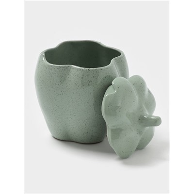 Горшок для запекания Борисовская керамика «Перец», 650 мл, зеленый