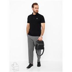 Сумка мужская кожаная 2217H black Heanbag