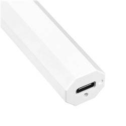 Лампа для маникюра LUF-08, UV/LED, 1 диод, 3 Вт, от батареек, белая