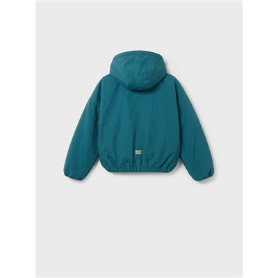 Куртка текстильная с полиуретановым покрытием для девочек (ветровка)