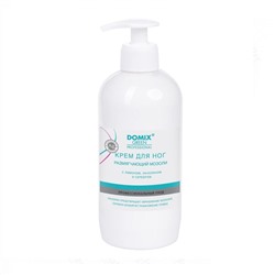 524086 Domix Green Professional Крем для ног, размягчающий мозоли с лимоном, ланолином и серебром, 500 мл