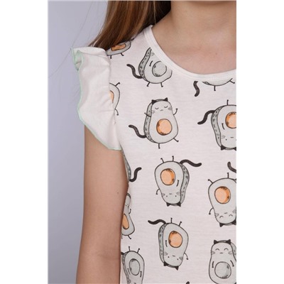 Сорочка "Бутс" (Молочный)