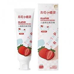 Зубная паста детская со вкусом клубники Olafur, 60г