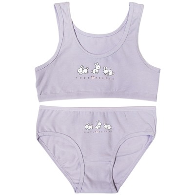 4571/4171PB1 Комплект (топ+трусы) для девочки (Donella)