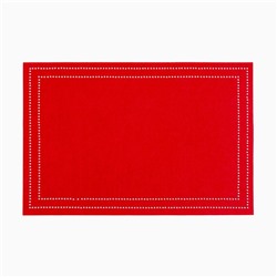 Набор салфеток сервировочных «Доляна. Стиль», 2 шт., красные, 30×45 см