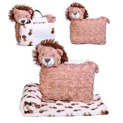 Мягкая игрушка "Лев" с пледом