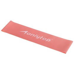 Фитнес-резинка ONLYTOP, 30.5×7.6×0.035 см, нагрузка 3 кг, цвет розовый