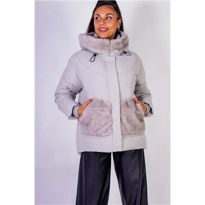 Куртка с капюшоном Меховая отделка арт. 631 НАТАЛИ, 1071299