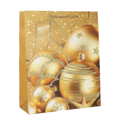 Пакет подарочный 31х40х12 / 111-1L /уп 12/360/ микс Новый год