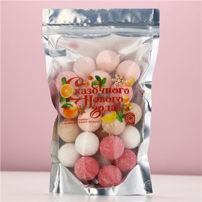 Бомбочки для ванны «Сказочного Нового года», аромат пряный цитрус, 25×20 г, Чистое счастье