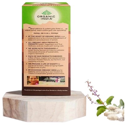 Organic India Tulsi Masala Chai / Масала Чай со Священным Базиликом 25 Чайные пакетики