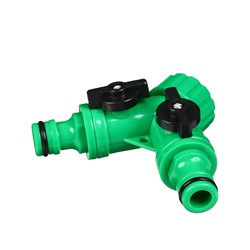 Распределитель 2-канальный, внутренняя резьба 3/4", быстросъёмное соединение, пластик