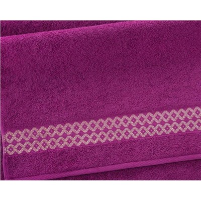 Полотенце махровое Блеск (Фуксия)