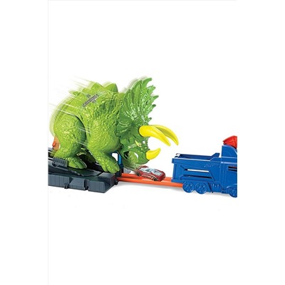 Hot Wheels Сити Игровой набор "Разгневанный трицератопс" MATTEL, 267811