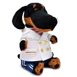 Собака Ваксон в белом кителе