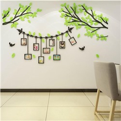 Набор наклеек интерьерных с фоторамками TAKE IT EASY «Веточки», декор на стену, панно, 115×200 см, 186 элементов
