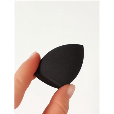 Спонжи для макияжа, в футляре, 2 шт., чёрные