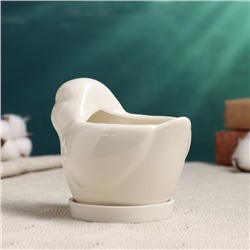 Горшок "Птичка" 12х8,5см