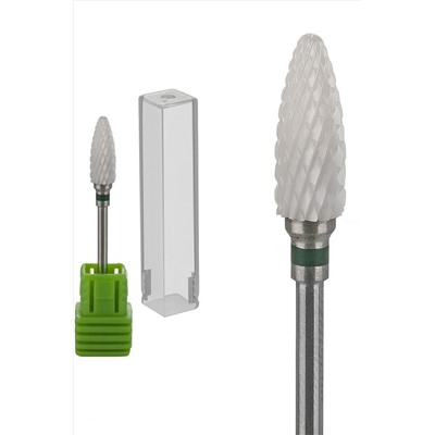 Nail Art Фреза керамическая кукуруза Н0615ТВ-С, зеленый KRISTALLER, 1107391