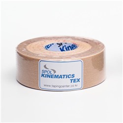 Кинезио тейп Spol Tape корейский, 2.5 см × 5 м, бежевый