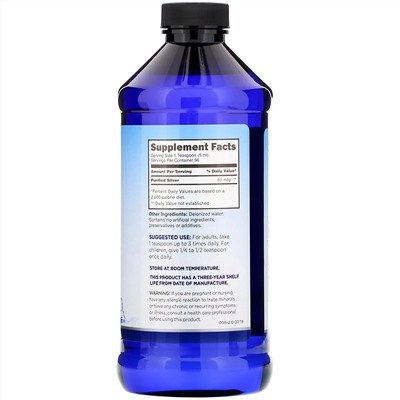 American Biotech Labs, Silver Biotics, ежедневная добавка для укрепления иммунитета с технологией SilverSol, 473 мл (16 жидк. унций)