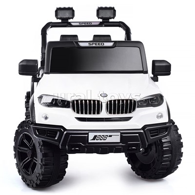 Электромобиль "Профи" на аккумуляторе, с р/у управлением, в коробке (белый)