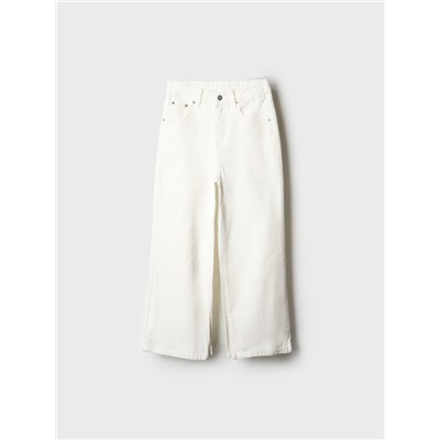 Брюки текстильные джинсовые для девочек