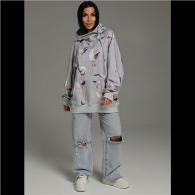 Худи женское Ваниль (Голубой)