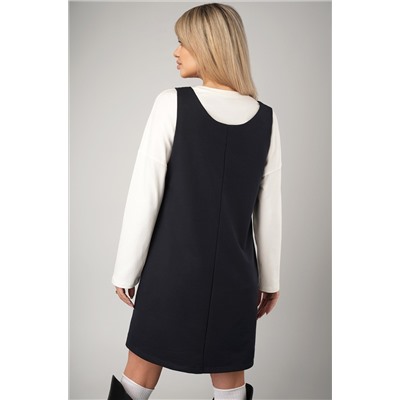 Женское офисное платье - сарафан Happyfox