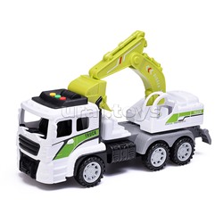 Машина "Грузовик экскаватор" в коробке