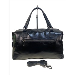 Женская сумка из натуральной кожи, цвет черный