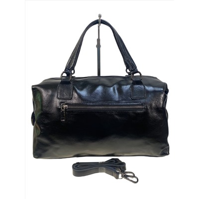 Женская сумка из натуральной кожи, цвет черный